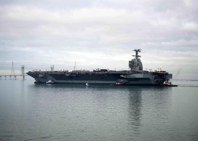 Các cuộc thử nghiệm đầu tiên cho thấy tàu sân bay USS Gerald R. Ford có thể hoạt động kém hiệu quả hơn cả những tàu sân bay cũ của Hải quân Mỹ