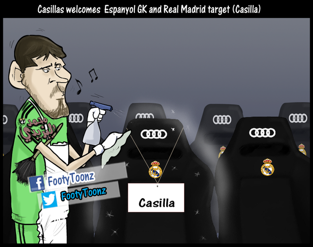 Còn đây là công việc chính của Casillas tại Real