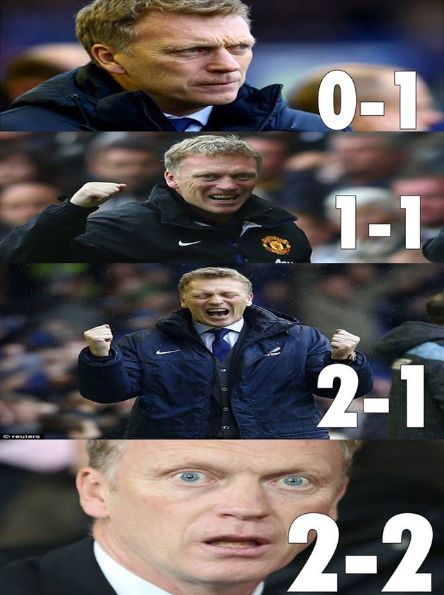 Bác Moyes trong đêm qua