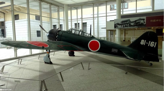 Một chiếc máy bay của quân đội Nhật.