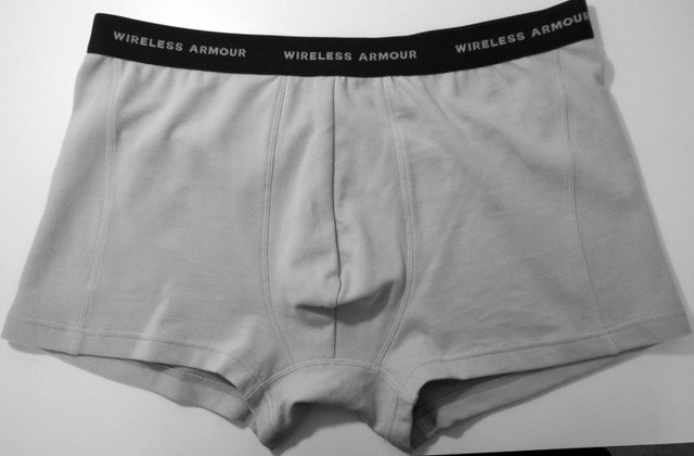 Wireless Armour underwear is designed to prevent male infertility problems caused by elect...