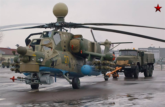 Với trang bị đầy đủ 2 bệ phóng tên lửa Ataka của hệ thống Shturm, kết hợp với 2 thùng dầu phụ mang theo. Trực thăng Mi-28N thực sự là một kẻ sát thủ diệt xe tăng khủng khiếp từ trên không.