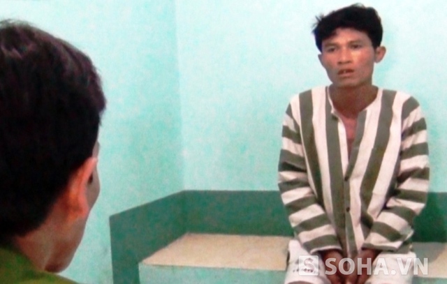 Đặng Ngọc Sơn bị bắt giữ sau khi đâm chết mẹ và đâm trong thương em trai của vợ hờ