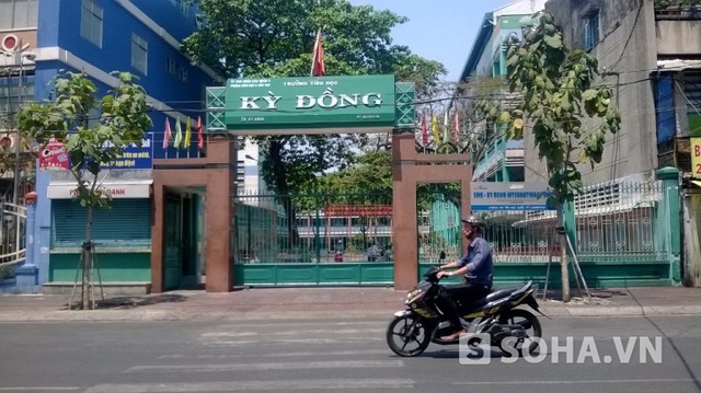 Trường tiểu học Kỳ Đồng nới xảy ra nghi án học sinh tiểu học bị bắt cóc ngay trong trường