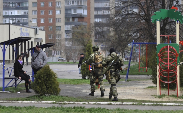 Dân quân tại Slavyansk còn có cả súng chống tăng.