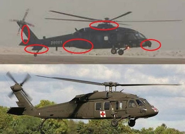 So sánh các điểm khác biệt giữa Z-20 và Black Hawk