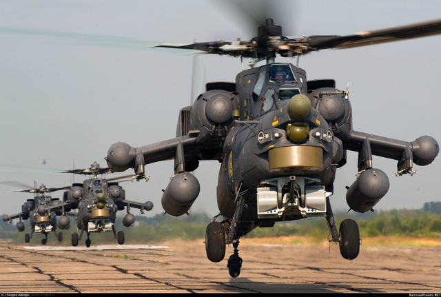 Mi-28, hiện là trực thăng vũ trang chính của Nga