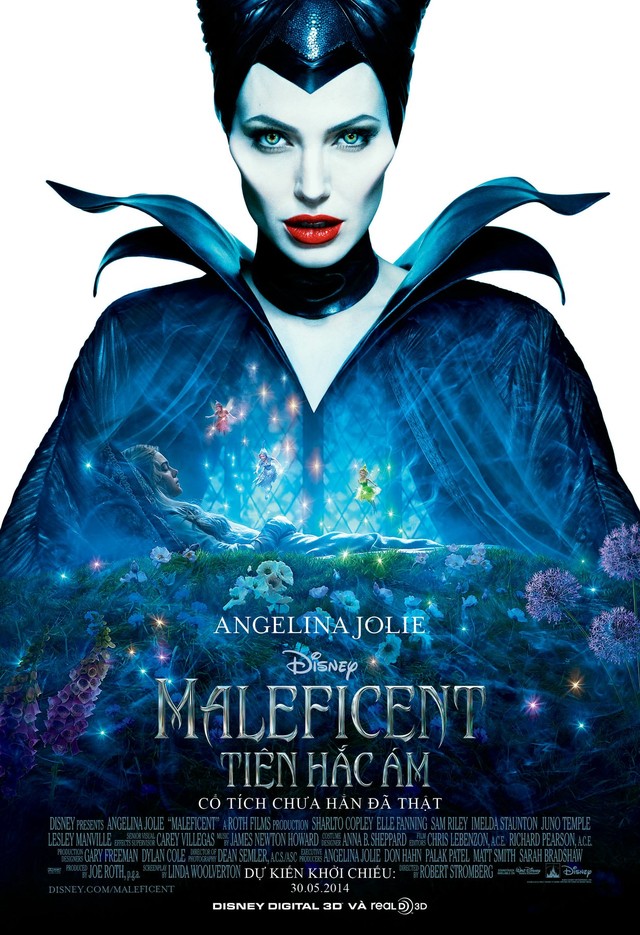 Angelina Jolie được chọn làm poster cho bộ phim Maleficent.