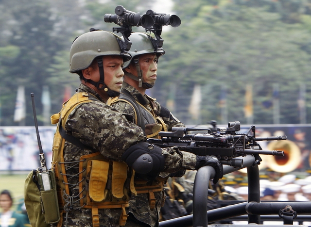 Quân phục ngụy trang Digital của lực lượng SOCOM thuộc lục quân Philippines.