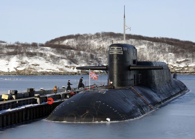 Tàu ngầm hạt nhân mang tên lửa đạn đạo K-84 Yekaterinburg cũng thuộc đề án 667BDRM Delfin.
