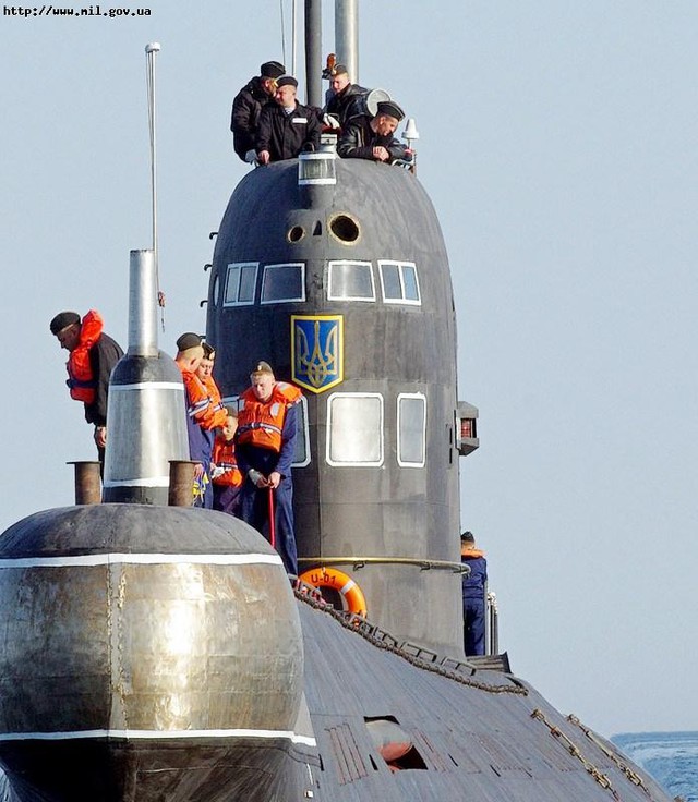 Tàu ngầm duy nhất của hải quân Ukraine mang tên Zaporizhzhia