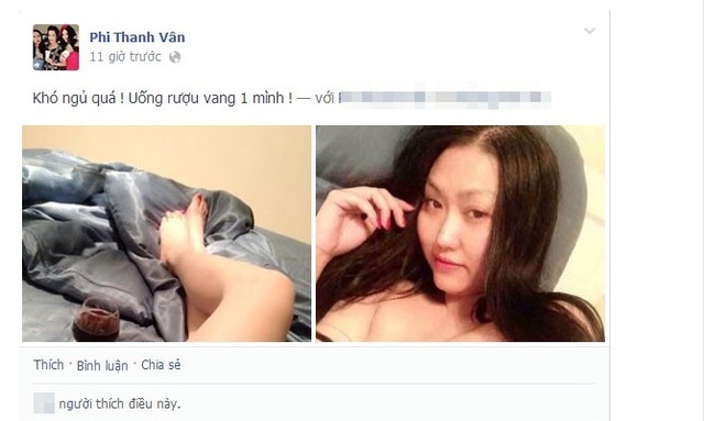 Phi Thanh Vân chia sẻ bức ảnh mộc hiếm hoi trong 1 đêm mất ngủ