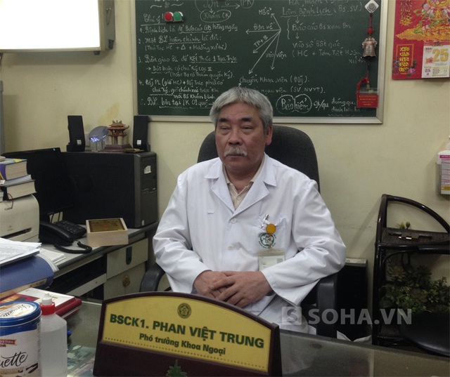 Thầy thuốc ưu tú, Phan Việt trung, Bí thu chi bộ, Phó trưởng khoa Ngoại (Bệnh viện Bạch Mai).