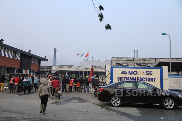 Nhà máy Mobased trong khu công nghiệp Yên Phong (Bắc Ninh), nơi xảy ra vụ hỏa