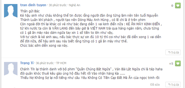 Độc giả thất vọng, mắng Chánh Tín ăn mày kinh điển.