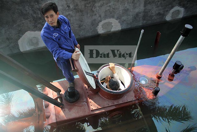 Qua đó, ông Hòa khẳng định tàu ngầm Trường Sa đã hoàn thiện, và bước tiếp theo, ngày 22/1/2014, tàu ngầm tiến hành thử nghiệm AIP ở độ sâu hơn và thử tiến lui trong bể nước.