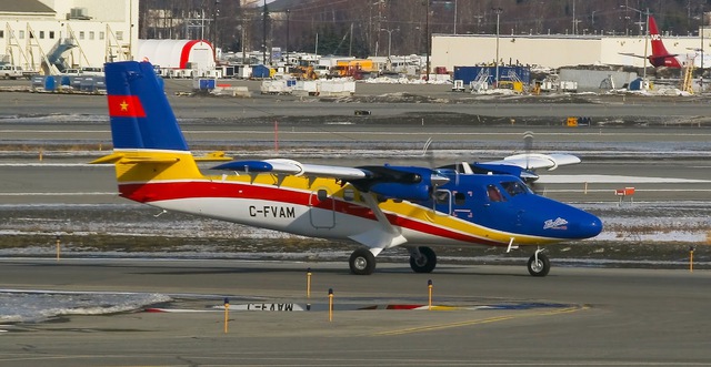 Hình ảnh thủy phi cơ DHC-6 tại Anchorage, Alaska.