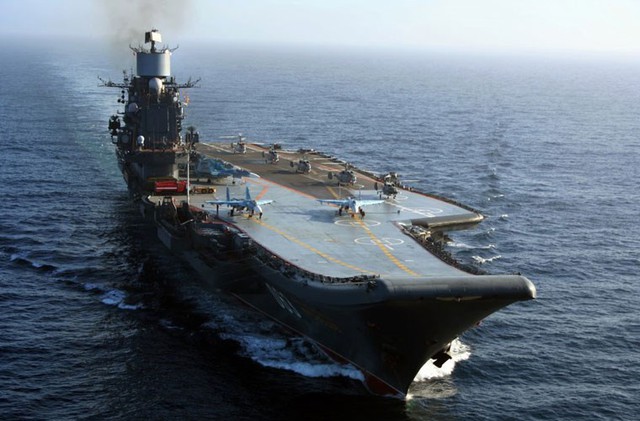 Tàu sân bay Admiral Kuznetsov.