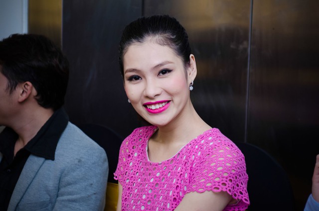 Top 10 Hoa hậu Vũ Thu Hà cũng đến tham dự sự kiện.