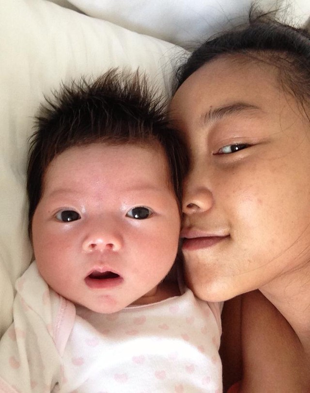 Hình ảnh đầu tiên của con gái Đoan Trang.