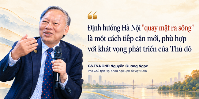 D&ograve;ng s&ocirc;ng đặc biệt mang t&ecirc;n một m&agrave;u sắc, chảy qua th&agrave;nh phố gi&agrave;u nhất miền Bắc: Chuy&ecirc;n gia n&oacute;i g&igrave; về quy hoạch tương lai hai b&ecirc;n bờ? - Ảnh 2.