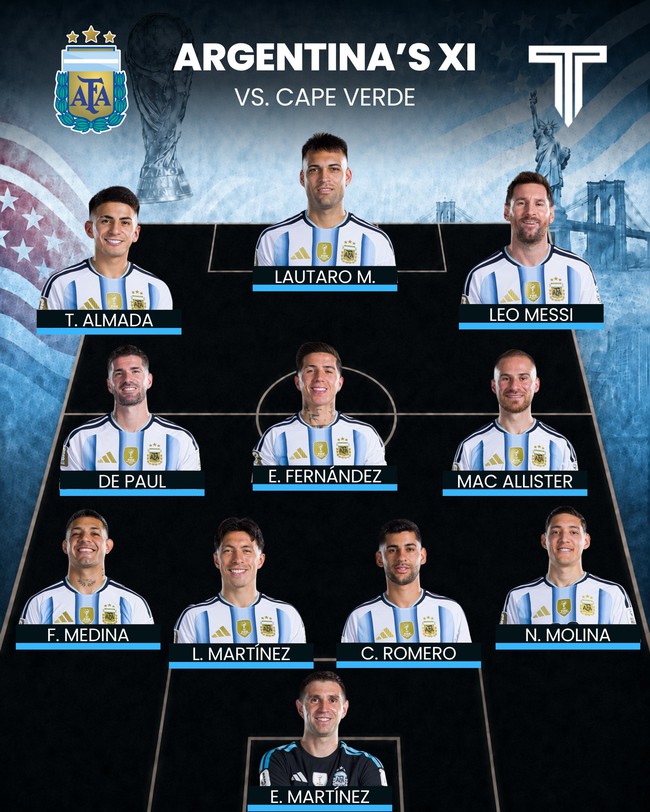 Diễn biến trận đấu Argentina vs Cabo Verde: Ronaldo gọi, Messi trả lời đanh th&eacute;p? - Ảnh 1.