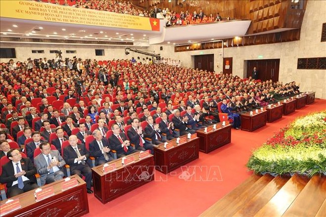 Tổng Bí thư, Chủ tịch nước Nguyễn Phú Trọng dự Đại hội đại biểu Đảng bộ thành phố Hà Nội - Ảnh 7.