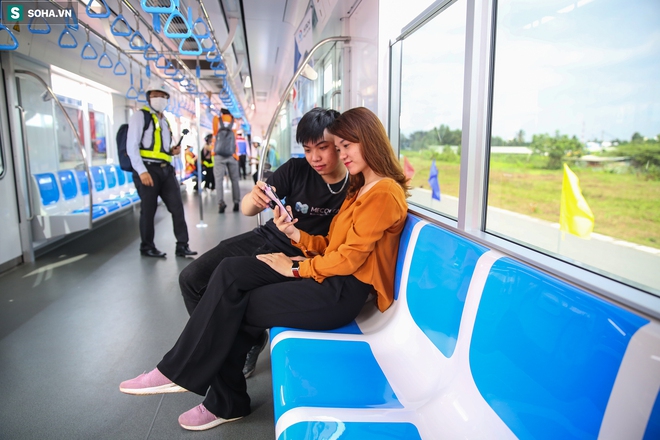 [Ảnh] Cận cảnh công nghệ hiện đại trên tàu metro lần đầu xuất hiện ở Việt Nam - Ảnh 5.