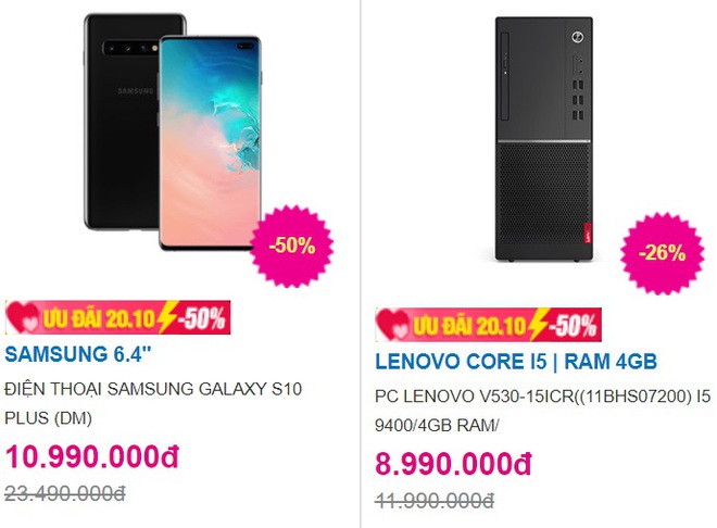 Hàng loạt smartphone xả hàng 50% chờ khách săn quà 20/10, có chiếc bay 16 triệu đồng - Ảnh 1.