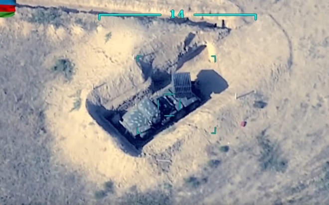 Ám ảnh cảnh Azerbaijan dùng UAV Thổ Nhĩ Kỳ tấn công các vị trí của Armenia ở Karabakh - Ảnh 1.