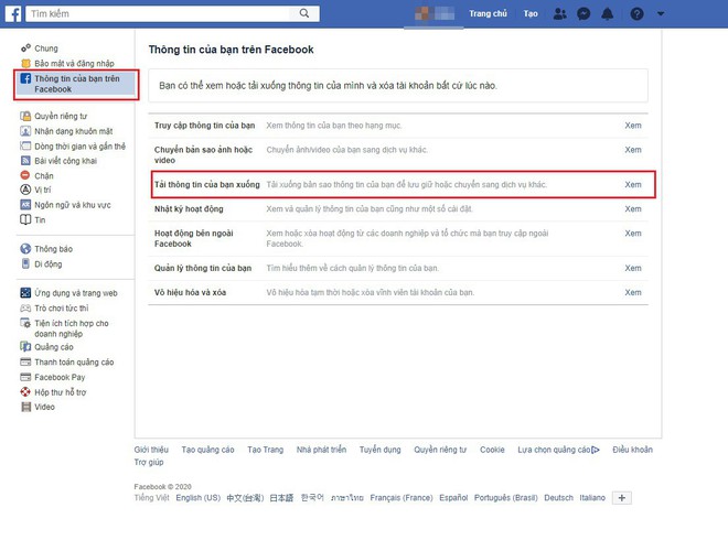 Mách bạn cách lấy lại tin nhắn đã xóa trên Facebook - Ảnh 7.