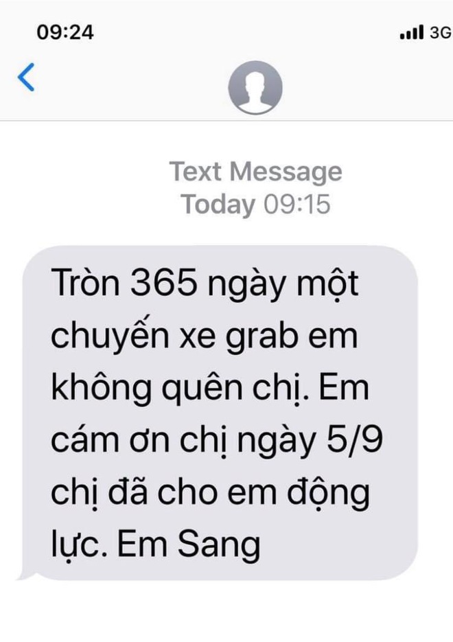 Tặng tài xế grab quà trung thu, người phụ nữ không ngờ cứ mỗi năm lại nhận được tin nhắn có nội dung đặc biệt  - Ảnh 2.