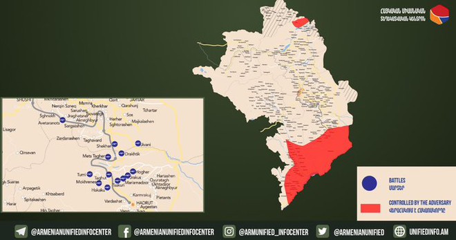 Armenia phản công trên khắp các hướng của mặt trận - Iran tính ra đòn mạnh tay ở biên giới Karabakh? - Ảnh 2.