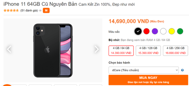 Sau khi bị “khai tử”, giá iPhone 11 Pro và 11 Pro Max trượt dốc không phanh - Ảnh 2.