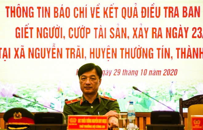 Công an Hà Nội tổ chức họp báo vụ nữ sinh Học viện Ngân hàng bị sát hại - Ảnh 1.