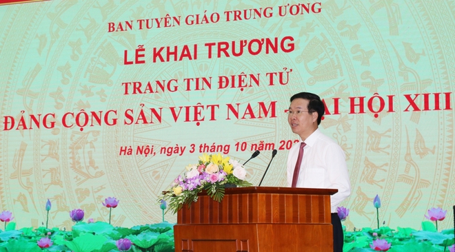 Khai trương trang tin chính thức về Đại hội Đảng lần thứ XIII - Ảnh 4.