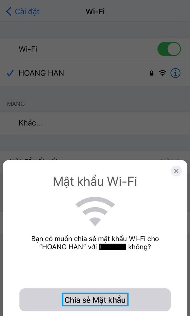 Hướng dẫn chia sẻ mật khẩu Wi-Fi trên iPhone - Ảnh 7.
