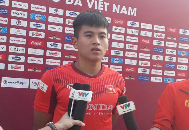 Tuyển thủ U22 Việt Nam Thái Bá Sang nhắc tên thần tượng xứ Nghệ - Ảnh 1.