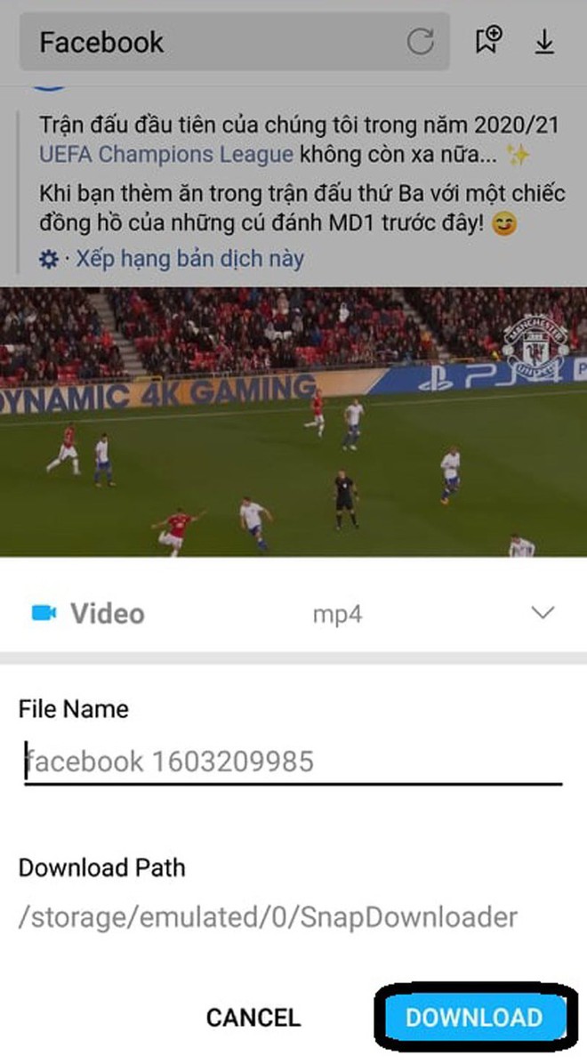 Hướng dẫn tải clip trên Facebook bằng smartphone cực kỳ đơn giản - Ảnh 8.