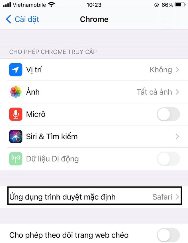 Hướng dẫn thay đổi trình duyệt mặc định trên iPhone - Ảnh 3.