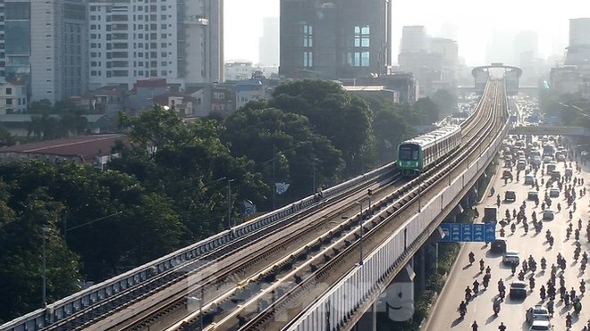 Cận cảnh những đoàn tàu Cát Linh - Hà Đông lại chạy để... nghiệm thu - Ảnh 3.