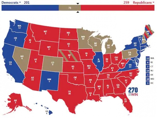 Bầu cử Mỹ 2020: 3 kịch bản ông Trump giành chiến thắng phiếu đại cử tri - Ảnh 2.