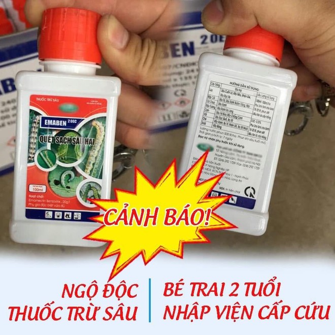 Lại có trẻ cấp cứu vì uống thuốc trừ sâu và cách xử trí giúp trẻ thoát chết - Ảnh 1.