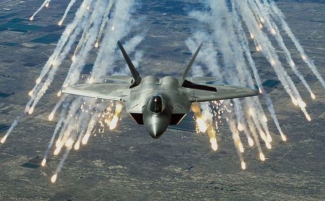 Máy bay chiến đấu F-22 của Không quân Mỹ. Nguồn: news.163.com.