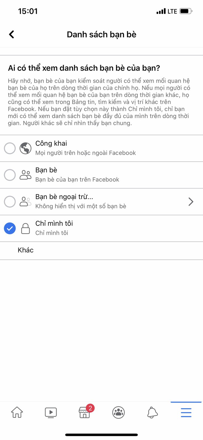 Cách ẩn danh sách bạn bè trên Facebook - Ảnh 2.