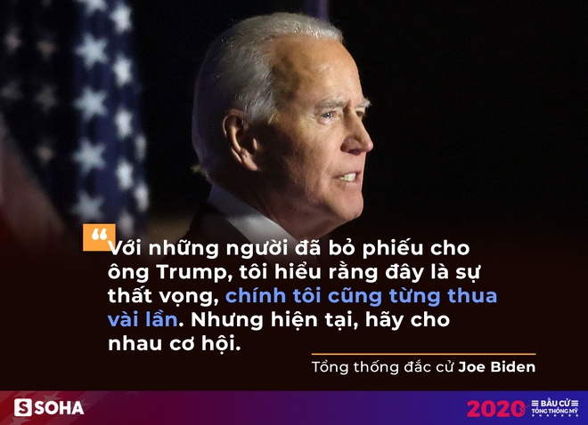 Toàn văn phát biểu chiến thắng của ông Joe Biden: Tôi hiểu sự thất vọng của phía ông Trump, chính tôi cũng từng thua vài lần - Ảnh 3.