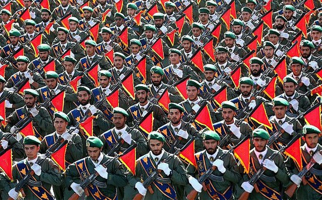 Lực lượng Vệ binh Cách mạng Iran. Ảnh: AP