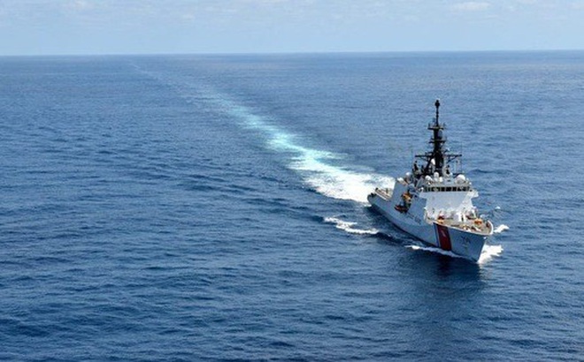 Một tàu tuần duyên Mỹ tuần tra chống ma túy ở phía Đông Thái Bình Dương. Ảnh: Tuần duyên Mỹ