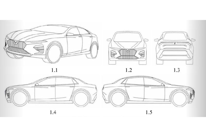 Trọn Bộ 11 Thiết Kế Ô Tô Mới Được Vinfast Đăng Ký Bảo Hộ