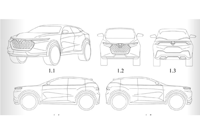 Trọn bộ 11 thiết kế ô tô mới được VinFast đăng ký bảo hộ - Ảnh 8.